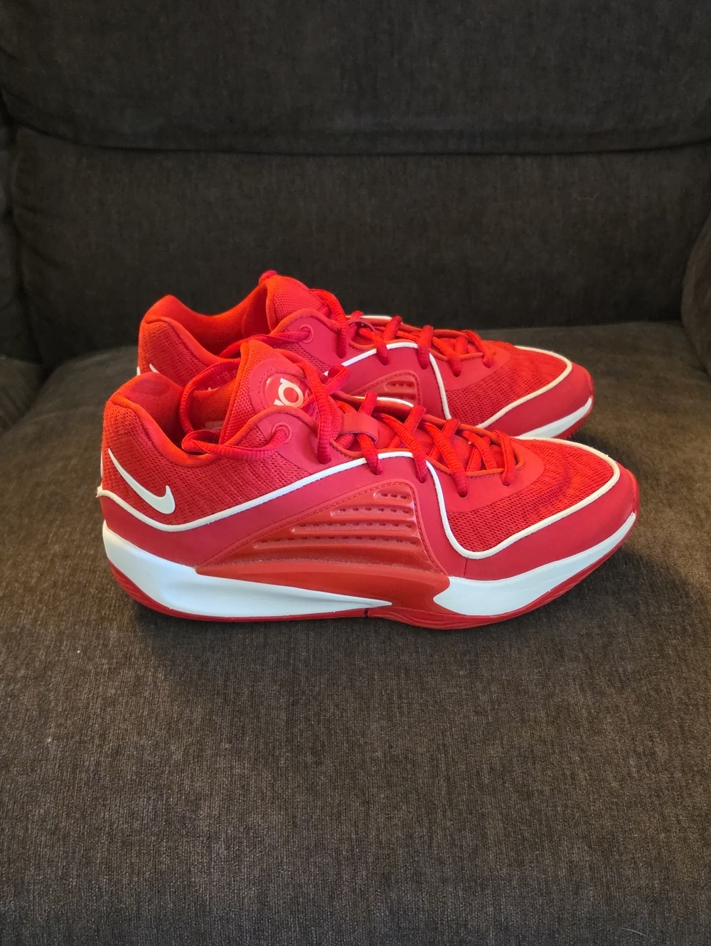 Nike KD16 Kevin Durant University Red Basketball Shoes Men 6 Women 7.5